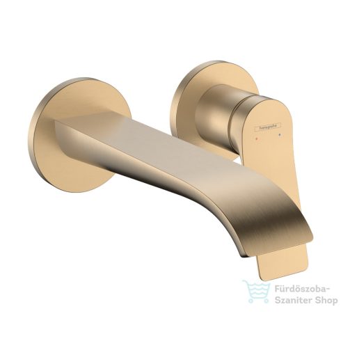 Hansgrohe VIVENIS falsík alatti mosdó csaptelep 19,5 cm-es kifolyóval, nem zárható leeresztővel, szálcsiszolt bronz 75050140