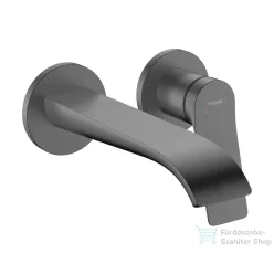   Hansgrohe VIVENIS falsík alatti mosdó csaptelep 19,5 cm-es kifolyóval, nem zárható leeresztővel, szálcsiszolt fekete króm 75050340
