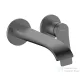 Hansgrohe VIVENIS falsík alatti mosdó csaptelep 19,5 cm-es kifolyóval, nem zárható leeresztővel, szálcsiszolt fekete króm 75050340