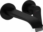 Hansgrohe Vivenis Egykaros mosdócsaptelep falsík alatti telepítéshez, 19,5 cm-es kifolyóval, nem zárható leeresztővel, matt fekete 75050670