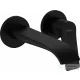 Hansgrohe Vivenis Egykaros mosdócsaptelep falsík alatti telepítéshez, 19,5 cm-es kifolyóval, nem zárható leeresztővel, matt fekete 75050670