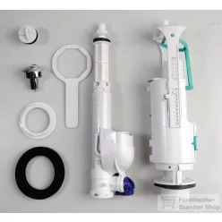   Sapho KERASAN Gazdaságos öblítő mechanika kombi wc-hez króm színben 750990