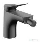 Hansgrohe VIVENIS bidé csaptelep, automata leeresztővel, szálcsiszolt fekete króm 75200340
