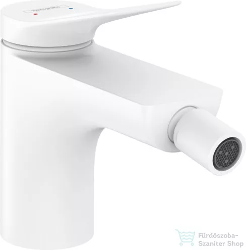 Hansgrohe VIVENIS bidé csaptelep, automata leeresztővel, matt fehér 75200700