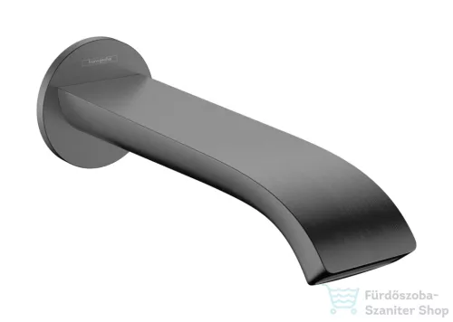 Hansgrohe VIVENIS kádkifolyó 202 mm, szálcsiszolt fekete króm 75410340