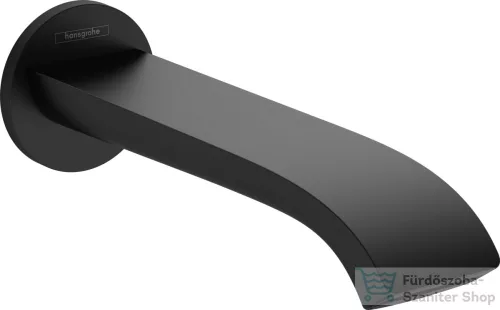 Hansgrohe VIVENIS kádkifolyó 202 mm,matt fekete 75410670
