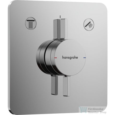 Hansgrohe DuoTurn Q 2 funkciós falsík alatti kád /zuhany csaptelep belső egység nélkül,króm 75414000