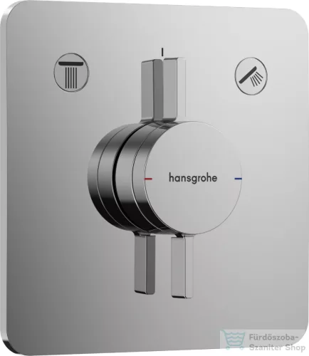 Hansgrohe DuoTurn Q 2 funkciós falsík alatti kád /zuhany csaptelep belső egység nélkül,króm 75414000