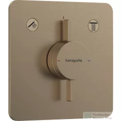   Hansgrohe DuoTurn Q 2 funkciós falsík alatti kád /zuhany csaptelep belső egység nélkül,szálcsiszolt bronz 75414140