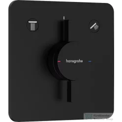   Hansgrohe DuoTurn Q 2 funkciós falsík alatti kád /zuhany csaptelep belső egység nélkül,matt fekete 75414670