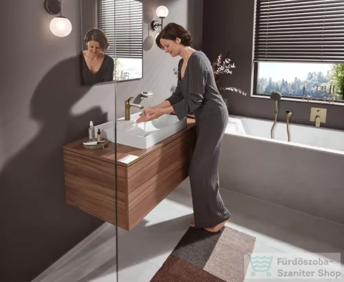 Hansgrohe VIVENIS falsík alatti kád /zuhany csaptelep, szálcsiszolt bronz 75415140
