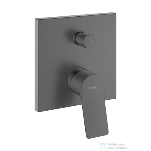 Hansgrohe VIVENIS falsík alatti kád/zuhany csaptelep biztonsági kombinációval, szálcsiszolt fekete króm 75416340
