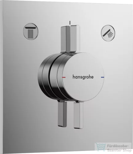 Hansgrohe DuoTurn E 2 funkciós falsík alatti kád /zuhany csaptelep belső egység nélkül,króm 75417000