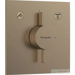   Hansgrohe DuoTurn E 2 funkciós falsík alatti kád /zuhany csaptelep belső egység nélkül,szálcsiszolt bronz 75417140