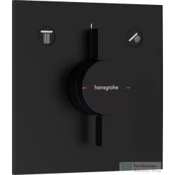   Hansgrohe DuoTurn E 2 funkciós falsík alatti kád /zuhany csaptelep belső egység nélkül,matt fekete 75417670
