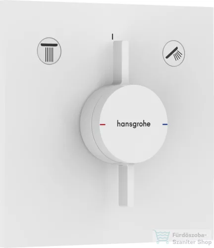 Hansgrohe DuoTurn E 2 funkciós falsík alatti kád /zuhany csaptelep belső egység nélkül,matt fehér 75417700