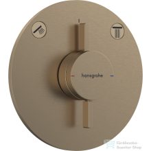   Hansgrohe DuoTurn S 2 funkciós falsík alatti kád /zuhany csaptelep belső egység nélkül,szálcsiszolt bronz 75418140