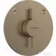 Hansgrohe DuoTurn S 2 funkciós falsík alatti kád /zuhany csaptelep belső egység nélkül,szálcsiszolt bronz 75418140