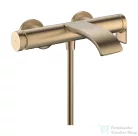 Hansgrohe VIVENIS kádtöltő csaptelep, zuhanyszett nélkül, szálcsiszolt bronz 75420140