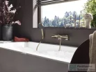 Hansgrohe VIVENIS kádtöltő csaptelep, zuhanyszett nélkül, szálcsiszolt bronz 75420140