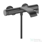 Hansgrohe VIVENIS kádtöltő csaptelep, zuhanyszett nélkül, szálcsiszolt fekete króm 75420340
