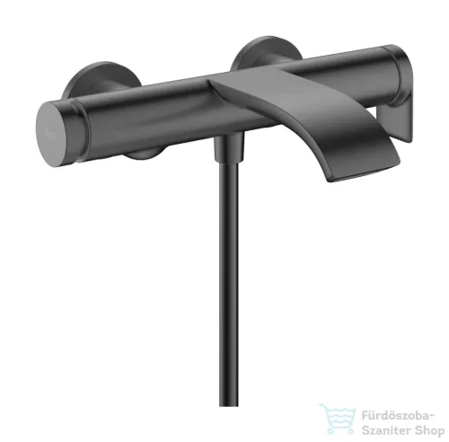 Hansgrohe VIVENIS kádtöltő csaptelep, zuhanyszett nélkül, szálcsiszolt fekete króm 75420340