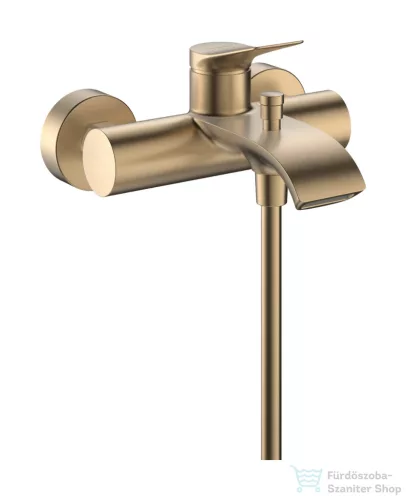 Hansgrohe VIVENIS  kádtöltő csaptelep zuhanyszett nélkül, szálcsiszolt bronz 75423140