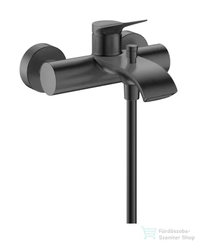 Hansgrohe VIVENIS  kádtöltő csaptelep zuhanyszett nélkül, szálcsiszolt fekete króm 75423340