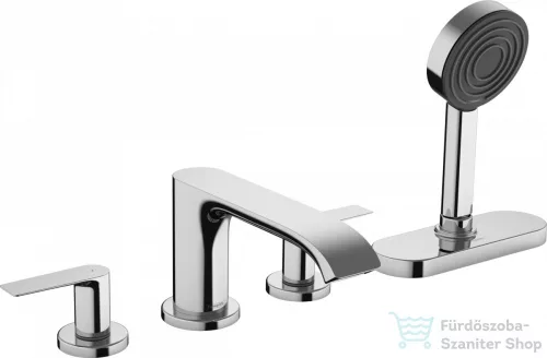Hansgrohe VIVENIS 4 üléses kád csaptelep, sBox-szal, króm 75444000
