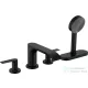 Hansgrohe VIVENIS 4 üléses kád csaptelep, sBox-szal, matt fekete 75444670
