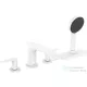 Hansgrohe VIVENIS 4 üléses kád csaptelep, sBox-szal, matt fehér 75444700