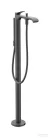 Hansgrohe VIVENIS szabadon álló kád csaptelep, szálcsiszolt fekete króm 75445340