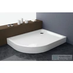   Kolpa San Malur 100x80/O-L aszimmetrikus íves zuhanytálca előlappal 755550