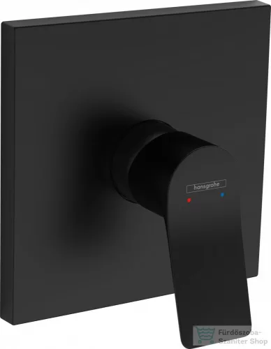 Hansgrohe VIVENIS falsík alatti kád / zuhany csaptelep, matt fekete 75615670