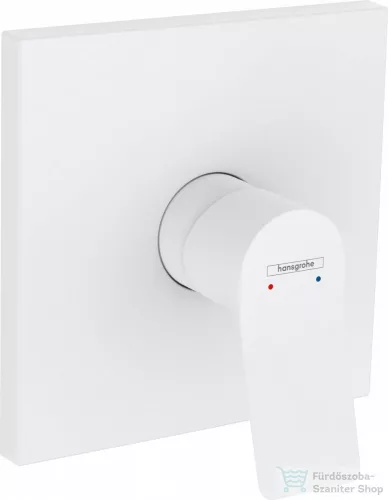 Hansgrohe VIVENIS falsík alatti kád / zuhany csaptelep, matt fehér 75615700