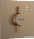 Hansgrohe DuoTurn E 1 funkciós falsík alatti kád /zuhany csaptelep belső egység nélkül,szálcsiszolt bronz 75617140