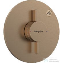   Hansgrohe DuoTurn S 1 funkciós falsík alatti kád /zuhany csaptelep belső egység nélkül,szálcsiszolt bronz 75618140
