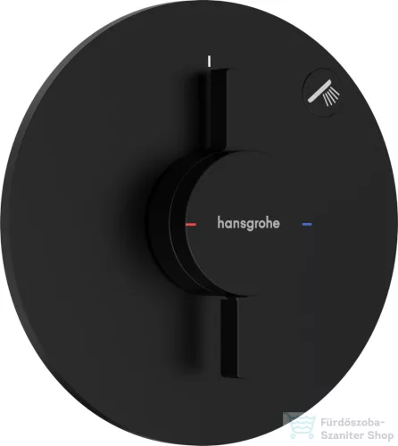 Hansgrohe DuoTurn S 1 funkciós falsík alatti kád /zuhany csaptelep belső egység nélkül,matt fekete 75618670