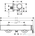 Hansgrohe VIVENIS zuhany csaptelep, zuhanyszett nélkül, matt fekete 75620670