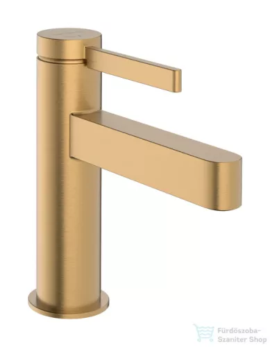 Hansgrohe FINORIS 100 hidegindításos mosdó csaptelep click-clack leeresztővel, szálcsiszolt bronz 76012140