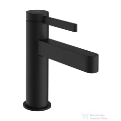   Hansgrohe FINORIS 100 hidegindításos mosdó csaptelep click-clack leeresztővel, matt fekete 76012670