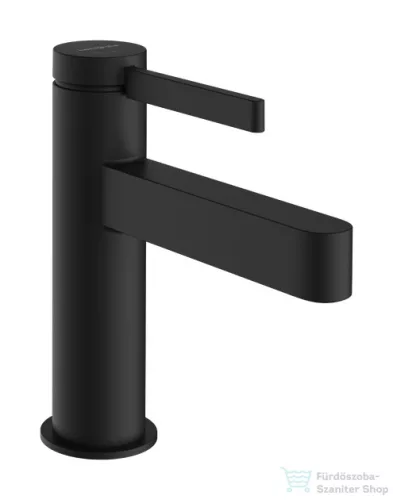 Hansgrohe FINORIS 100 hidegindításos mosdó csaptelep click-clack leeresztővel, matt fekete 76012670