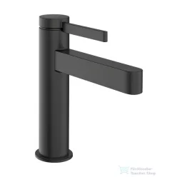   Hansgrohe FINORIS 110 hidegindításos mosdó csaptelep click-clack leeresztővel, szálcsiszolt fekete króm 76024340