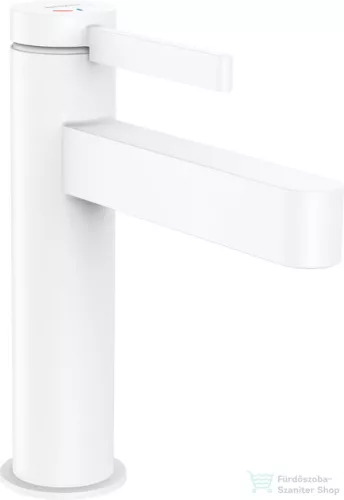 Hansgrohe FINORIS 110 hidegindításos mosdó csaptelep click-clack leeresztővel, matt fehér 76024700