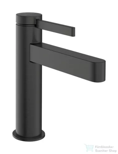 Hansgrohe FINORIS 110 hidegindításos mosdó csaptelep automata leeresztővel, szálcsiszolt fekete króm 76025340