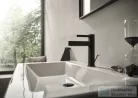 Hansgrohe FINORIS 110 hidegindításos mosdó csaptelep automata leeresztővel, matt fekete 76025670