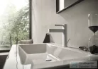 Hansgrohe FINORIS 110 hidegindításos mosdó csaptelep automata leeresztővel, matt fehér 76025700