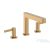 Hansgrohe FINORIS 110 3 üléses mosdó csaptelep click-clack leeresztővel, szálcsiszolt bronz 76033140