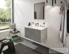 Hansgrohe FINORIS 110 3 üléses mosdó csaptelep click-clack leeresztővel, szálcsiszolt bronz 76033140
