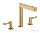 Hansgrohe FINORIS 160 3 üléses mosdó csaptelep click-clack leeresztővel, szálcsiszolt bronz 76034140
